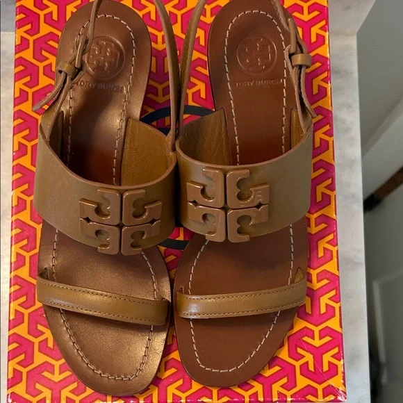 Tory Burch Royal Tan Sandals - Picture 3 of 3